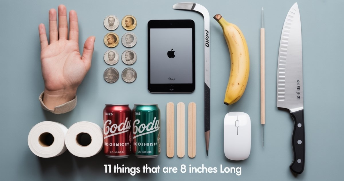 11 Common Things That Are 8 Inches Long