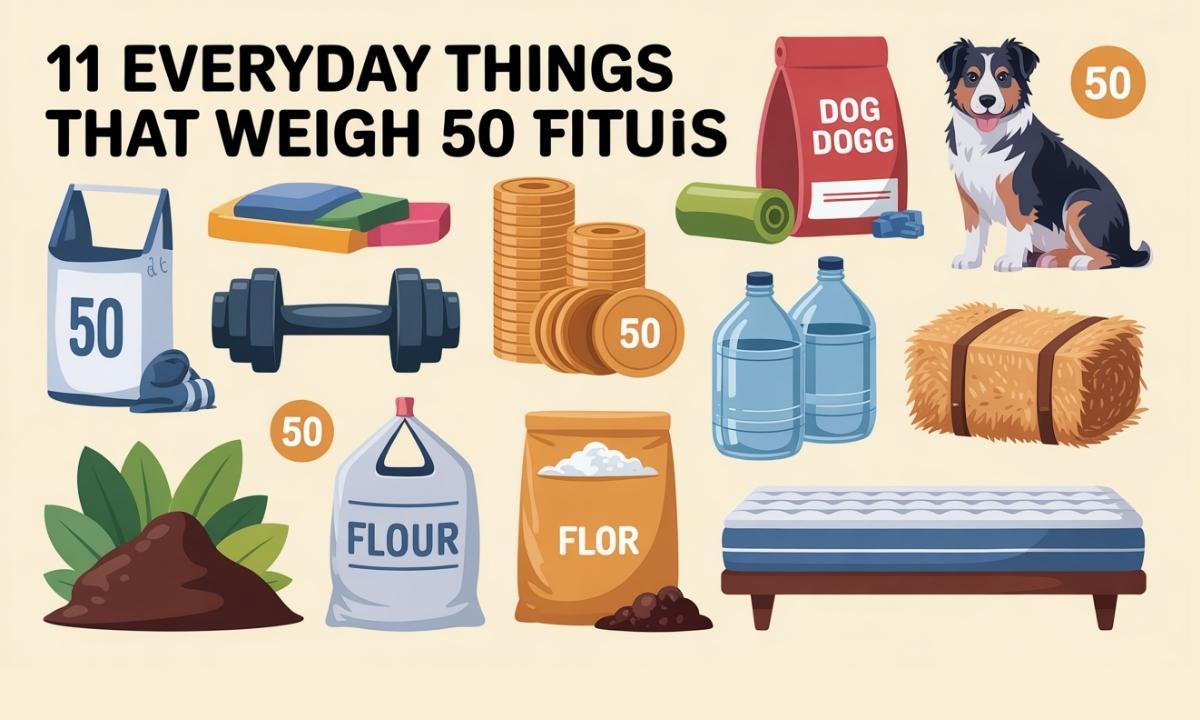 11 Everyday Things That Weigh 50 Pounds