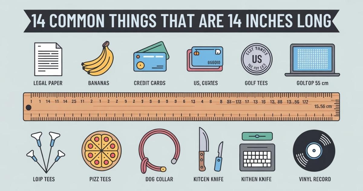 12 Common Things That Are 14 Inches Long