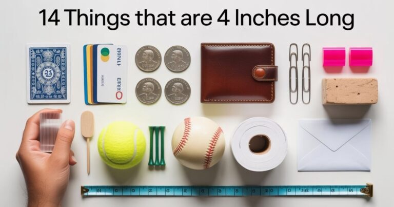 14 Common Things That Are 4 Inches Long