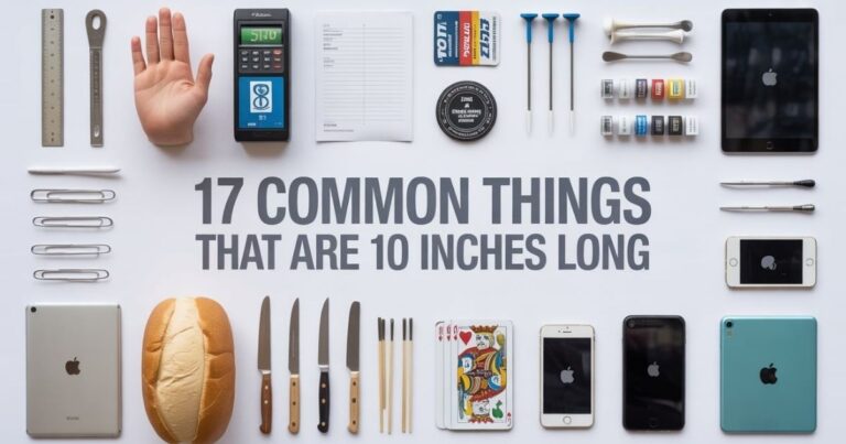 17 Common Things That Are 10 Inches Long