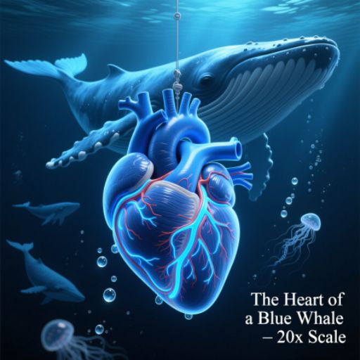 20x The Heart of a Blue Whale