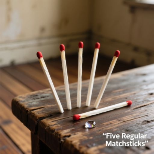 Five Regular Matchsticks