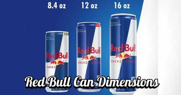 Red Bull Can Dimensions