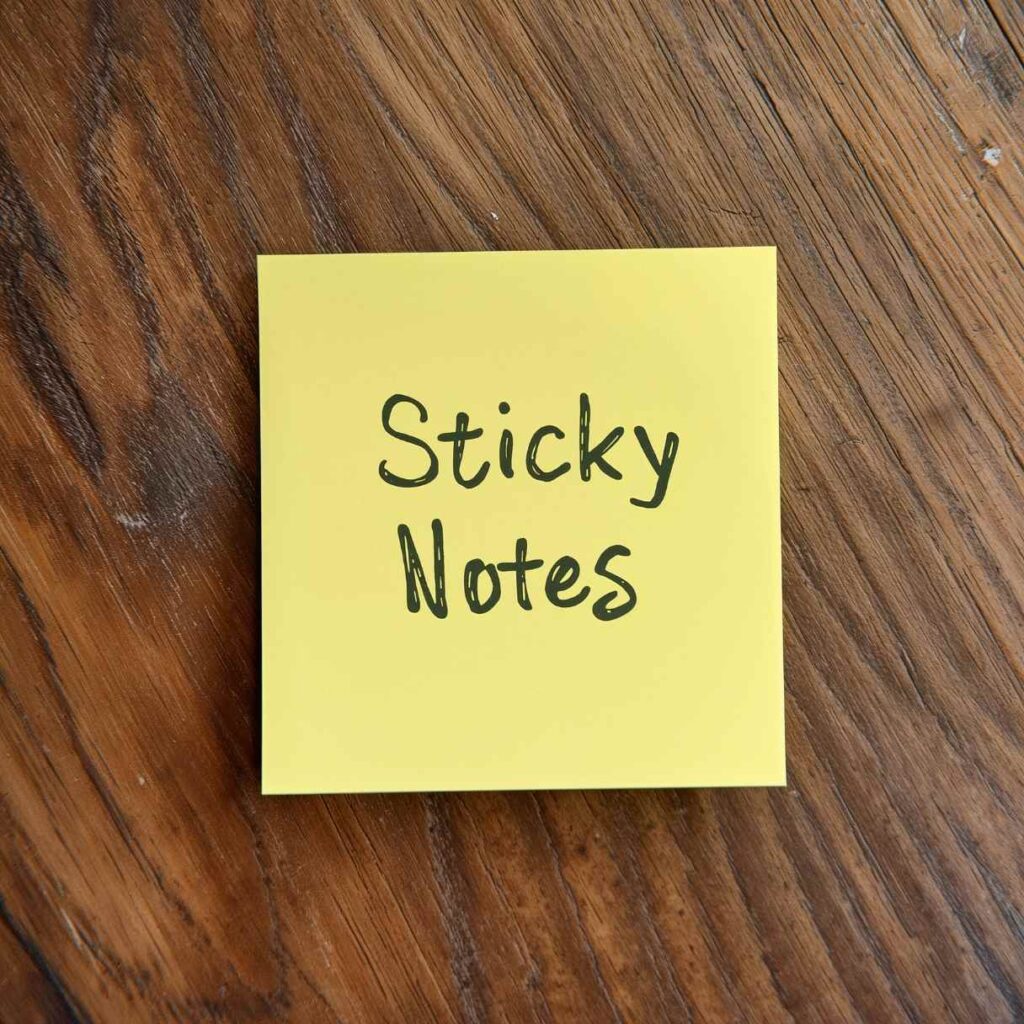 Sticky Note Pad