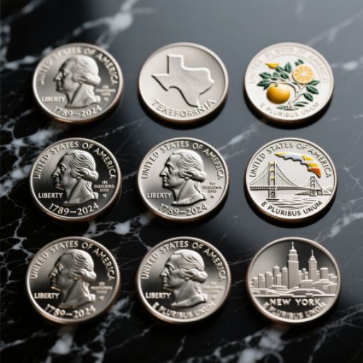 Ten US Quarters