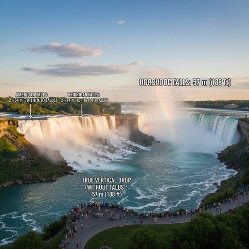 The Height of Niagara Falls