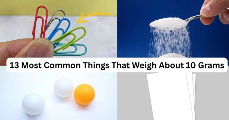 How Much Is 10 Grams? 13 Most Common Things That Weigh About 10 Grams