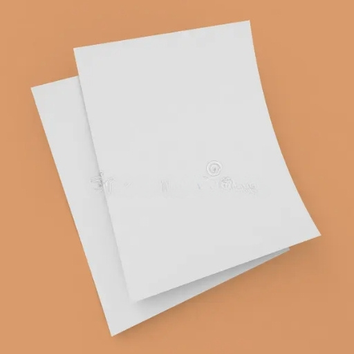 Two A4 Sheets Of Paper