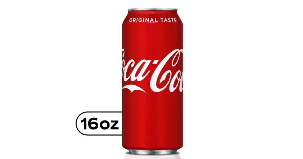 16 oz (473 mL) Soda Can Dimensions