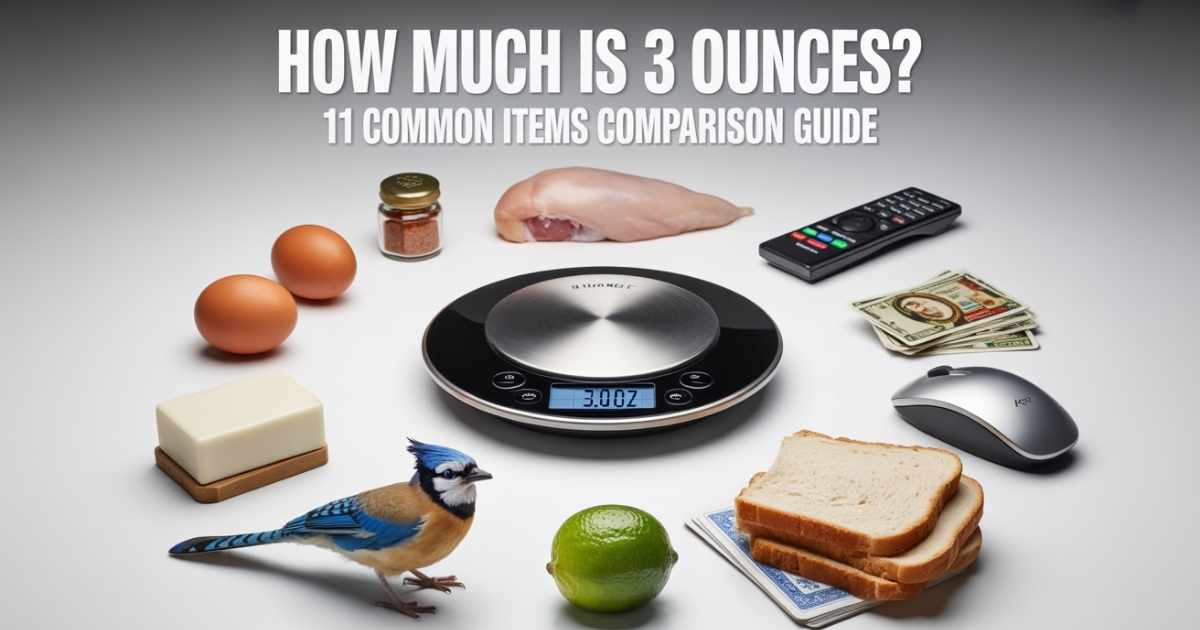 How Much Is 3 Ounces