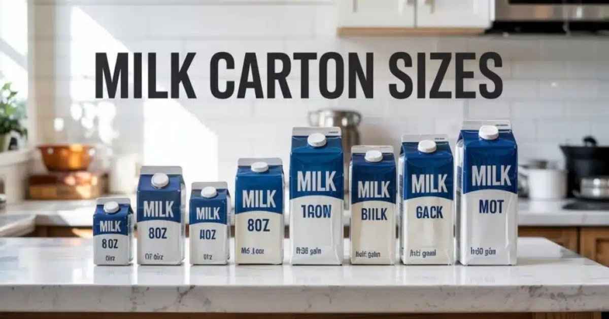 Milk Carton Sizes