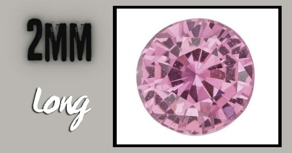 The Diameter of a Small Gemstone