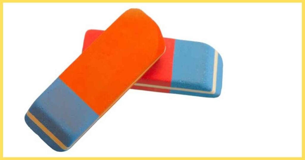 Two Erasers Placed Together