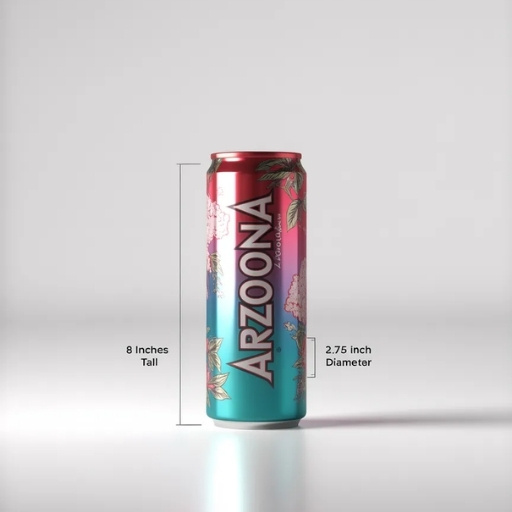 Standard Arizona Tea Can Dimensions